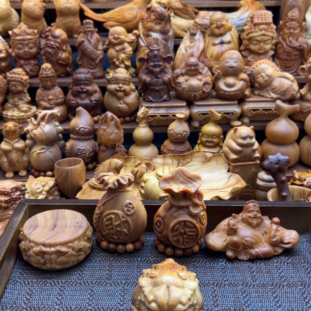 ゛***ゝ柏木（崖柏）手把件