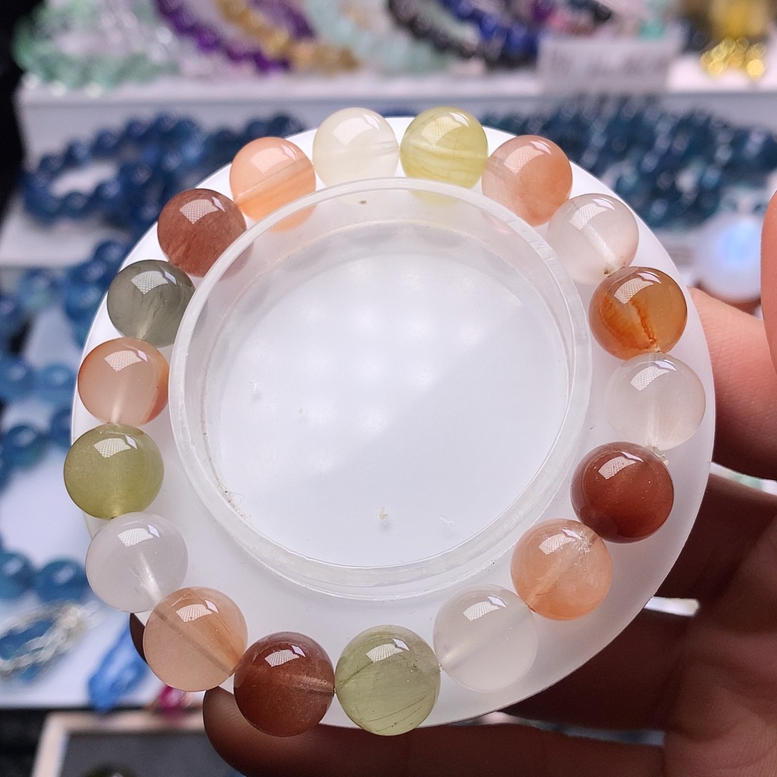 水晶手链未镶嵌多样性