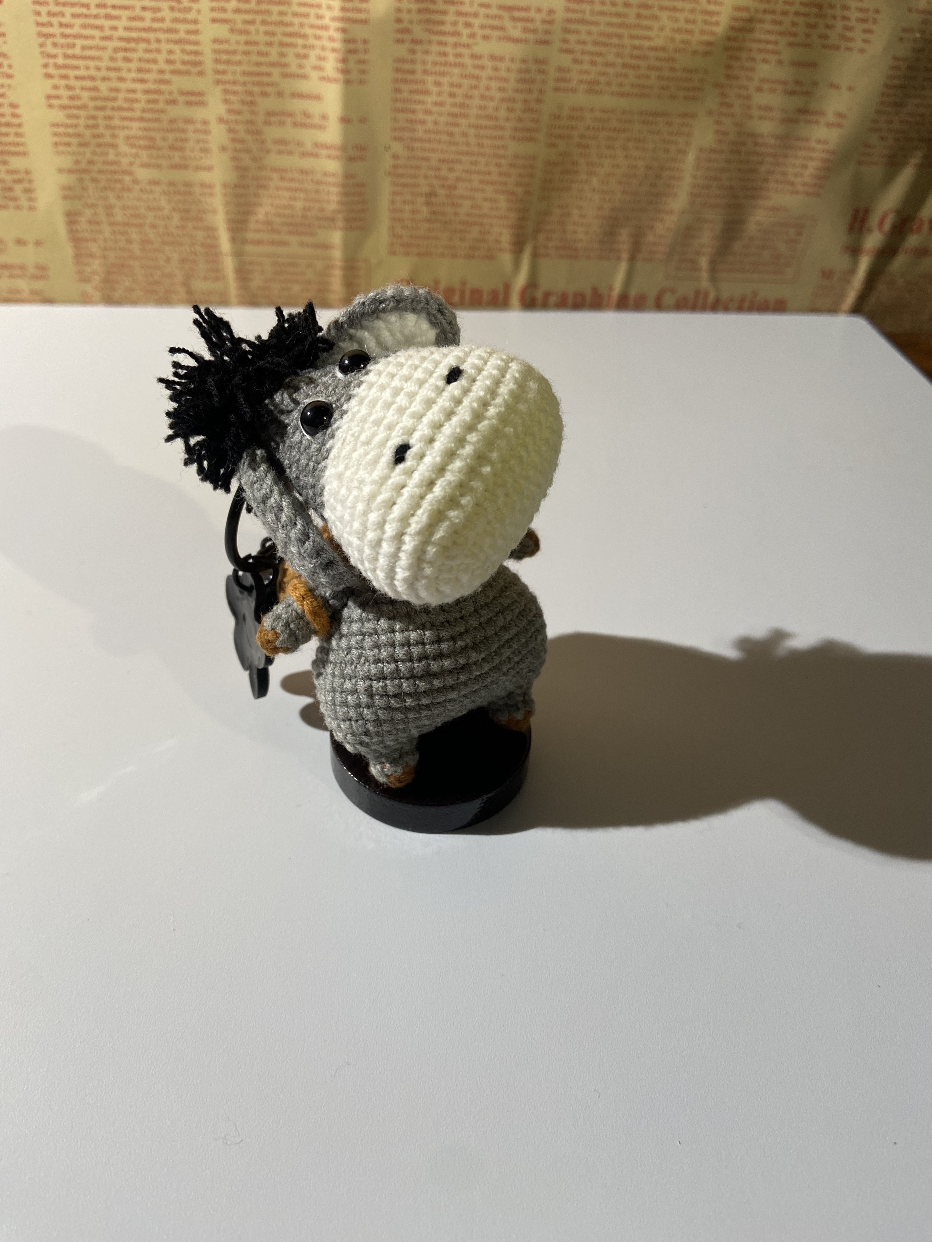 成品歪头驴挂件摆件包挂