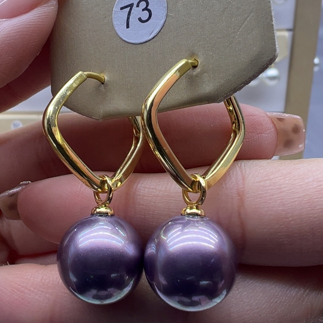 淡水珍珠未镶嵌耳饰