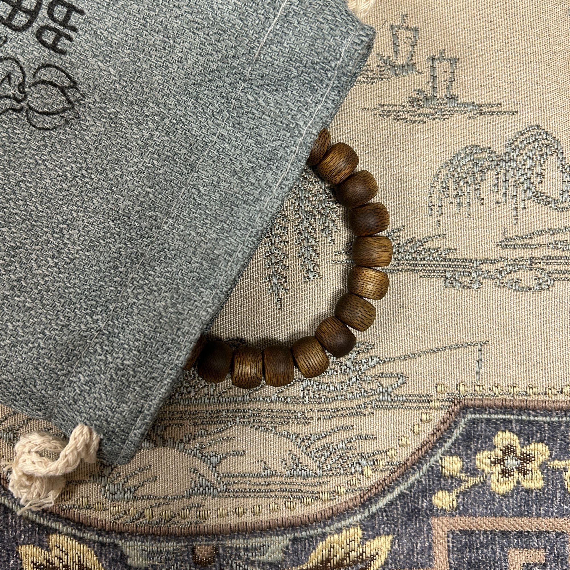 【兰韵】文莱11mm苹果珠23颗沉木香作文创