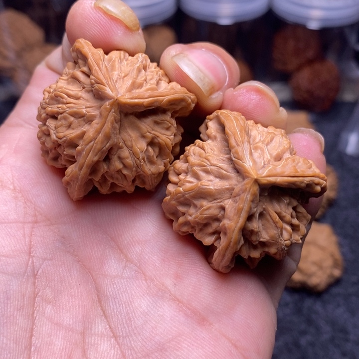 吊坠文玩核桃38盘山三棱