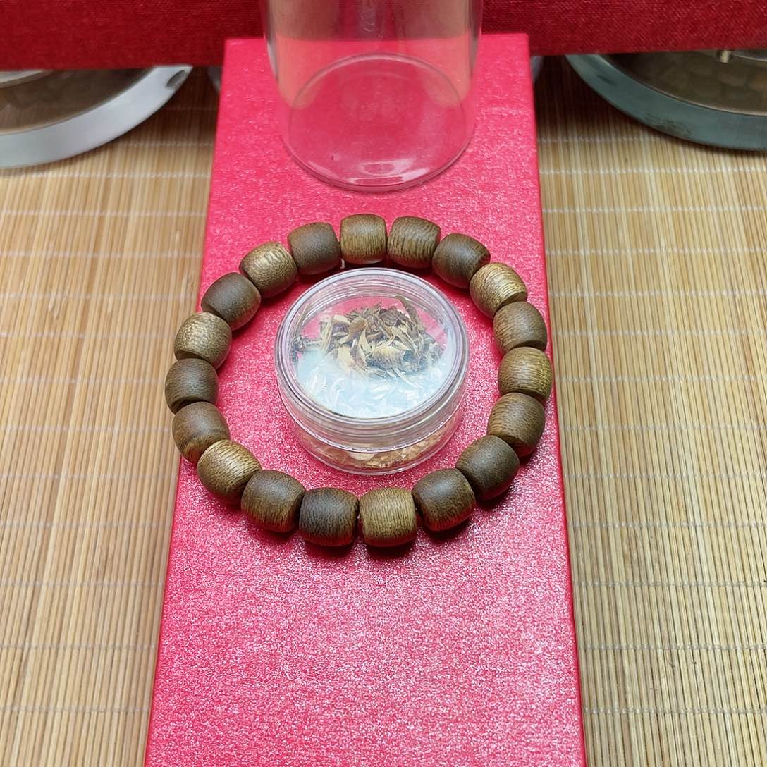 沉香手串海南乌身圆叶B1025355