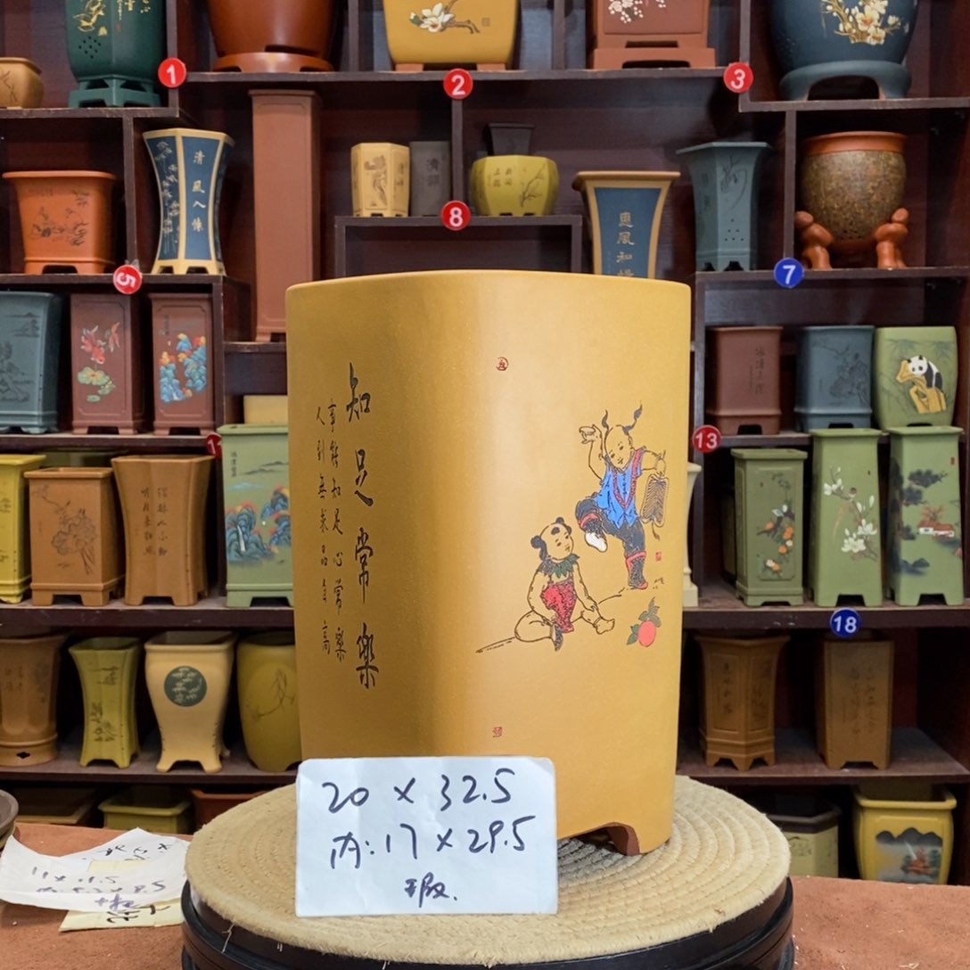 紫砂花盆紫砂艺术