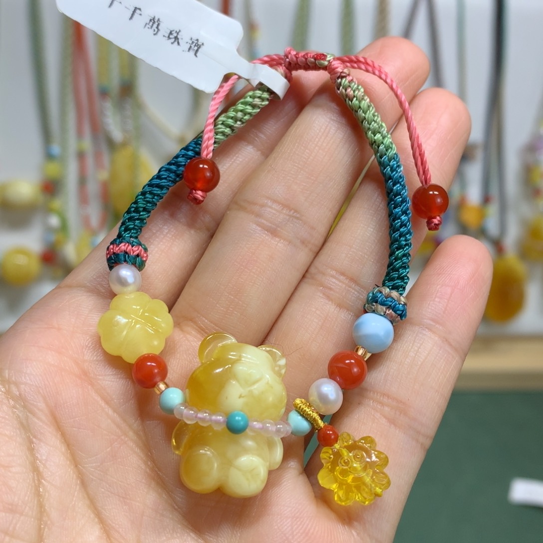 蜜蜡手链未镶嵌手绳