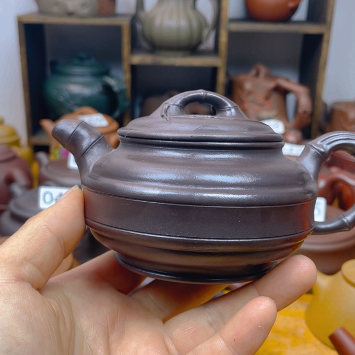 紫砂茶壶紫砂壶微松盖