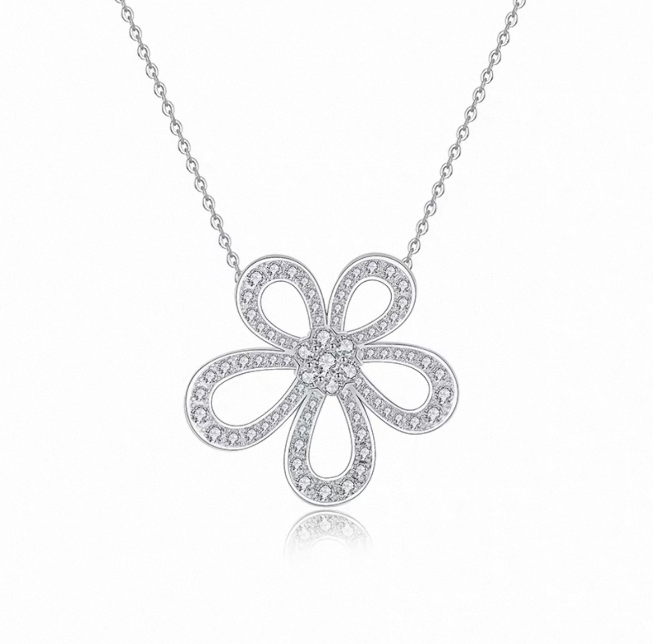 钛钢项链 太阳花项链133