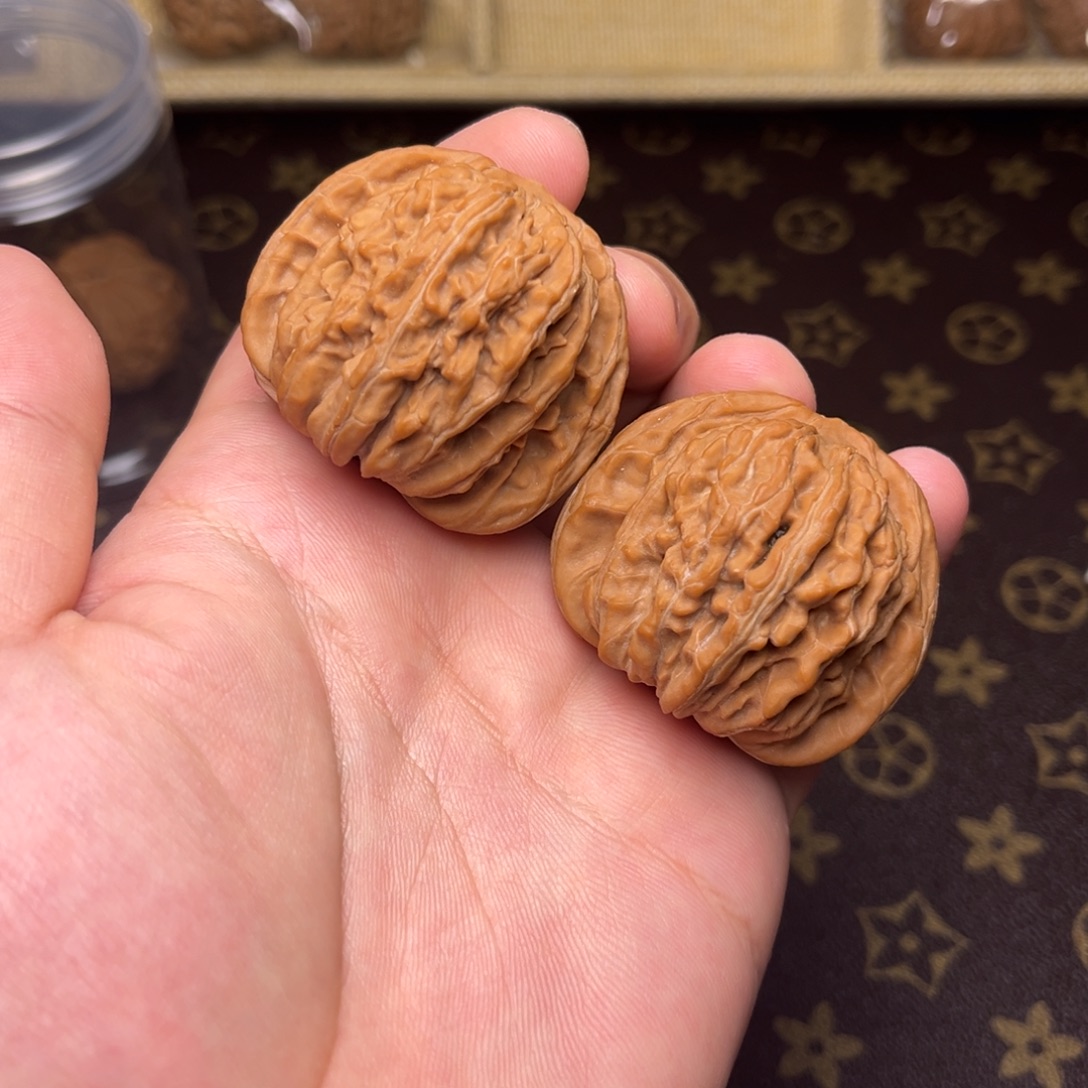 把件文玩核桃45尺四座楼全品
