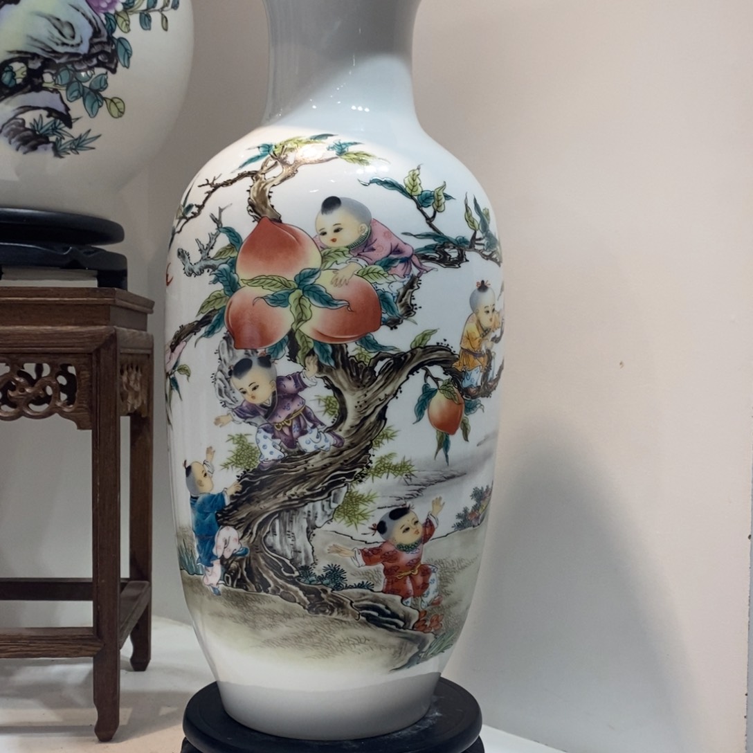 摆件景德镇陶瓷花瓶摆件