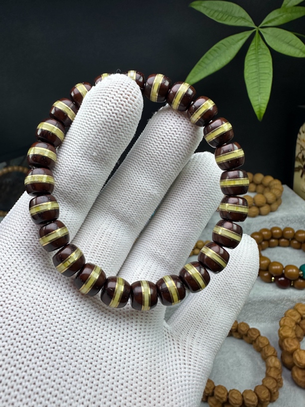 【古艺轩】sss紫金鼠实心肉珠精工“蜡夹心铜管孔道”全品