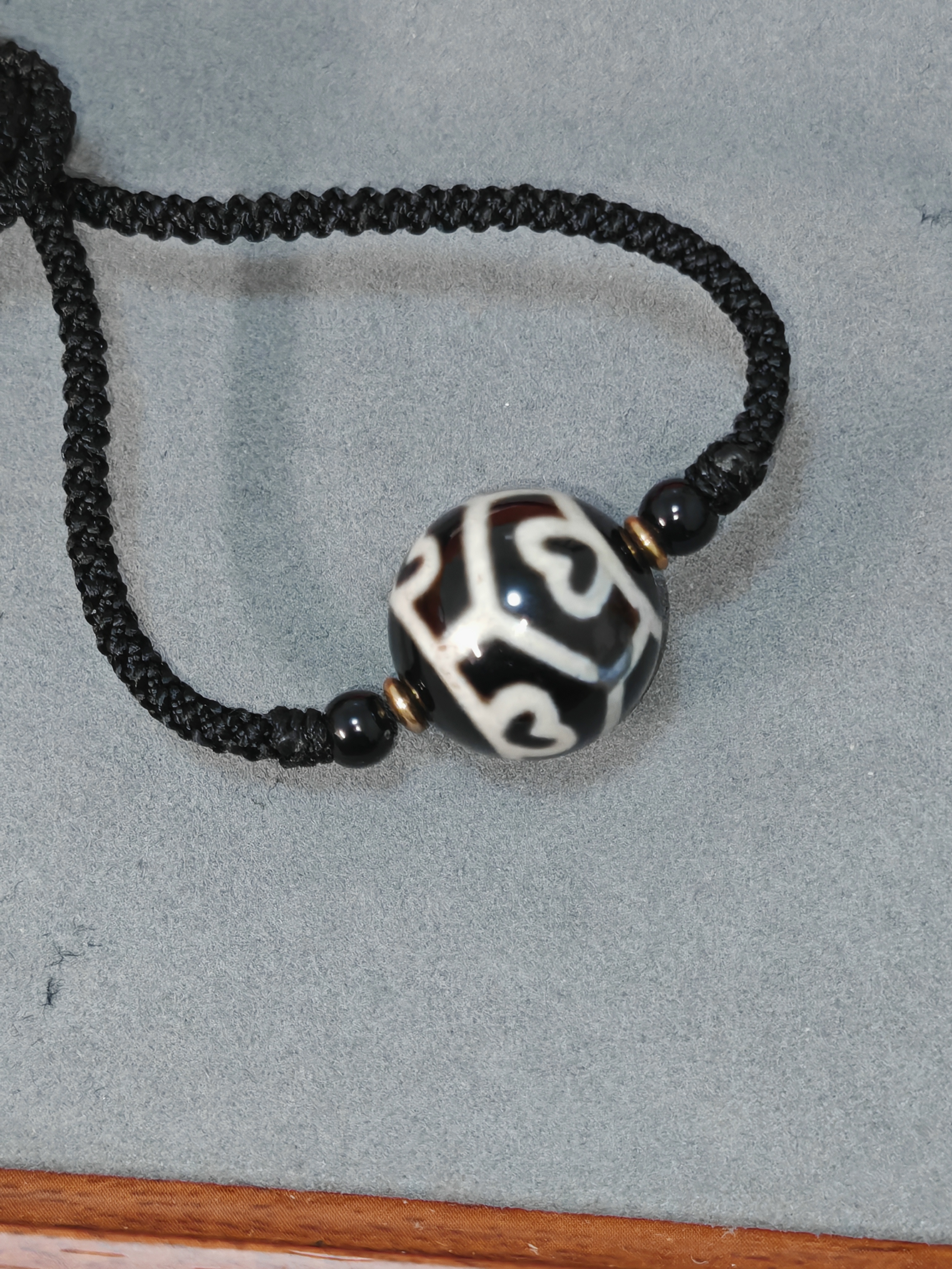 黑白达洛 搭配手工编绳