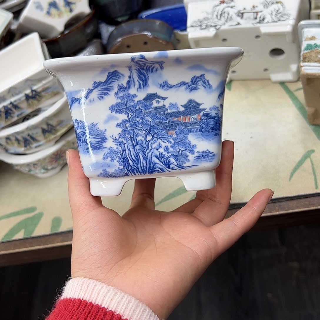 花盆紫砂740号瑕疵13/9cm
