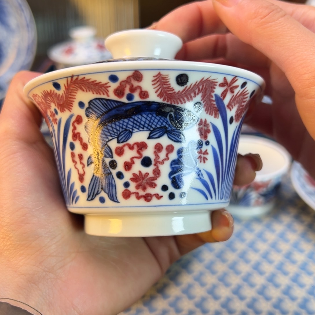 摆件景德镇手工手绘陶瓷