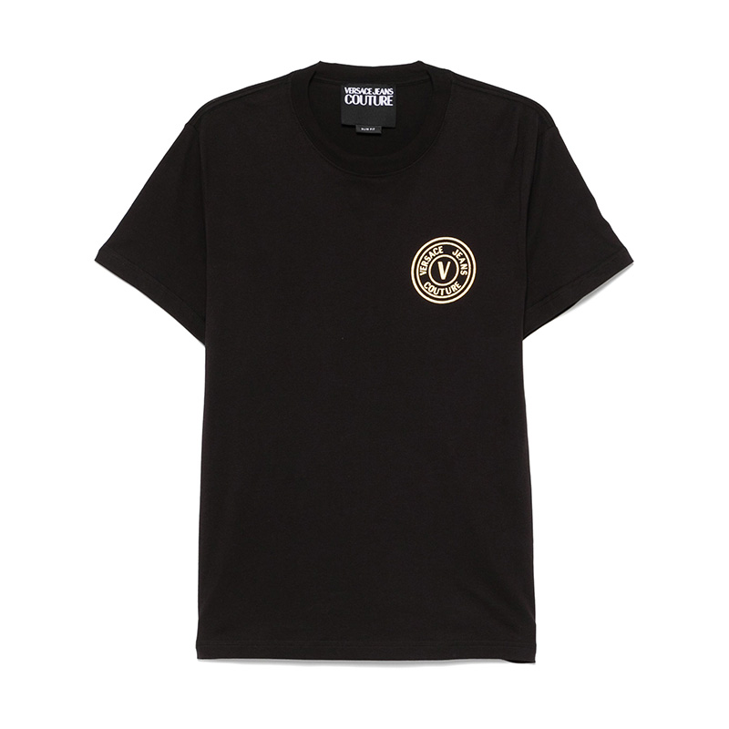 VERSACE/范思哲VJ男士夏季休闲圆领短袖T恤运动时尚户外简约半袖