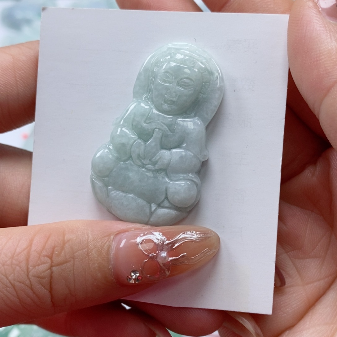 颈饰未镶嵌翡翠天然翡翠a货