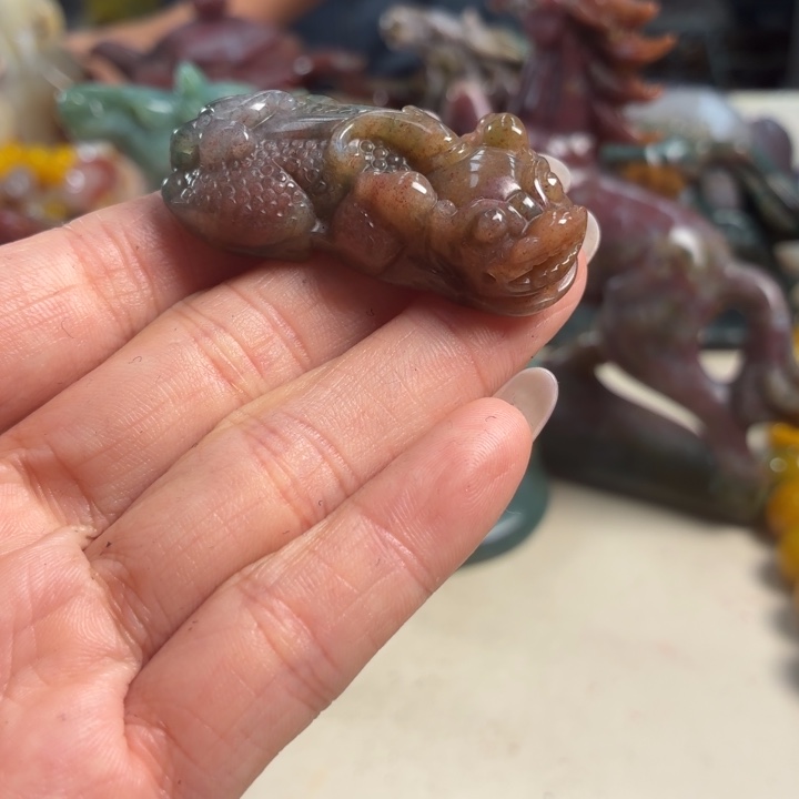 玛瑙/玉髓未镶嵌吊坠(不含链)