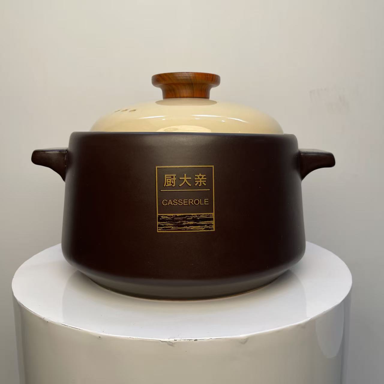 厨大亲正品5升大容量砂锅干烧不裂耐高温燃气灶专用炖汤瓦罐