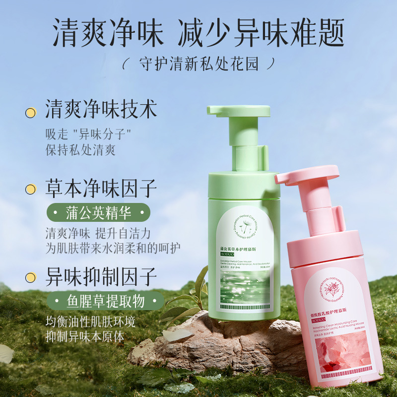 奥朵护理慕斯200ml 清净舒爽止痒去异味抑菌清洁护理液厂家