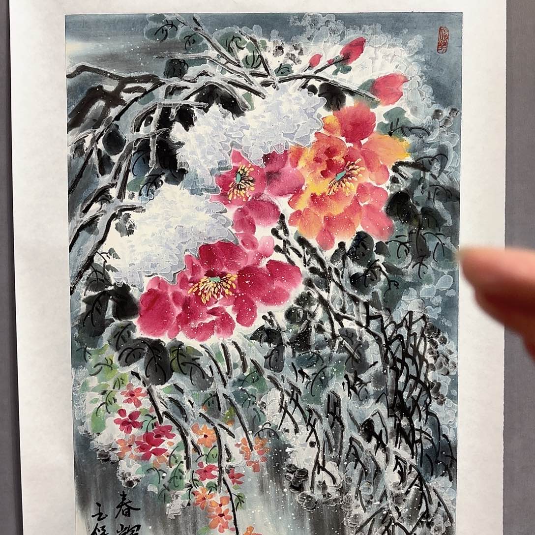 国画国画纯手绘作品请放心去藏