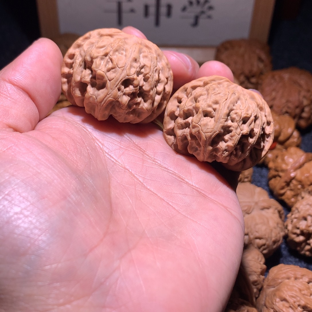 文玩核桃把件40苹果