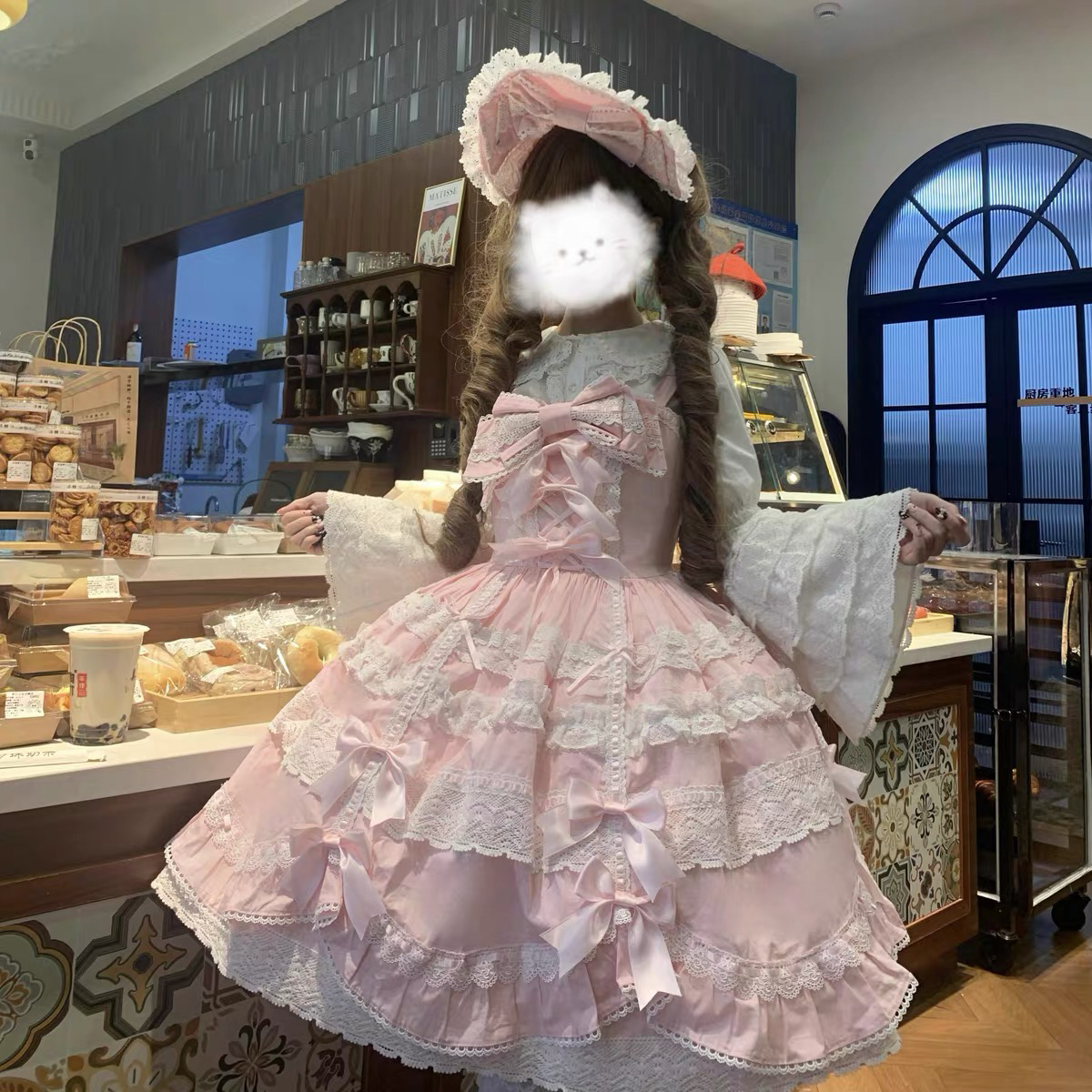 实体店现货丨可可甜心酱维多利亚纯色古早doll感Lolita裙