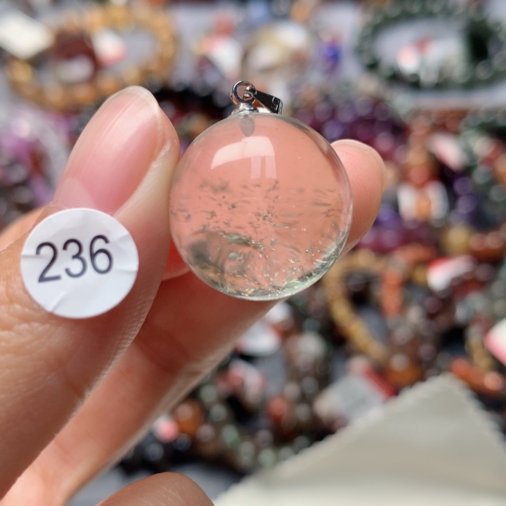 水晶吊坠(不含链)未镶嵌