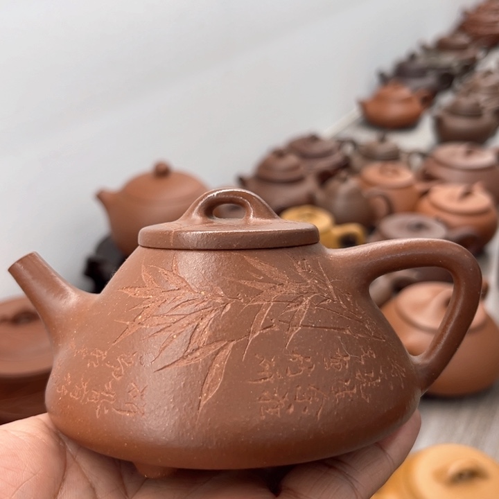 茶壶紫砂紫涨200毫升