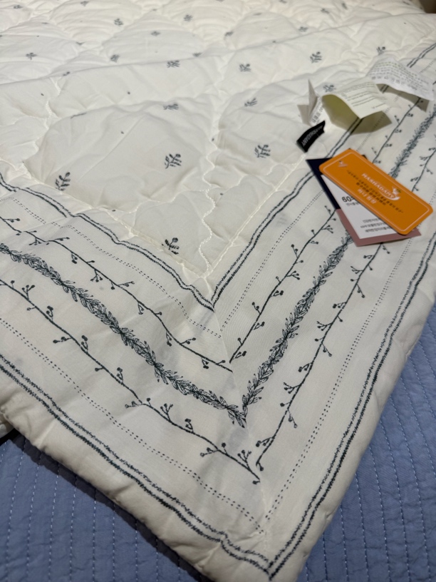 韩国60支高支高密细纱棉 春秋被机洗柔软