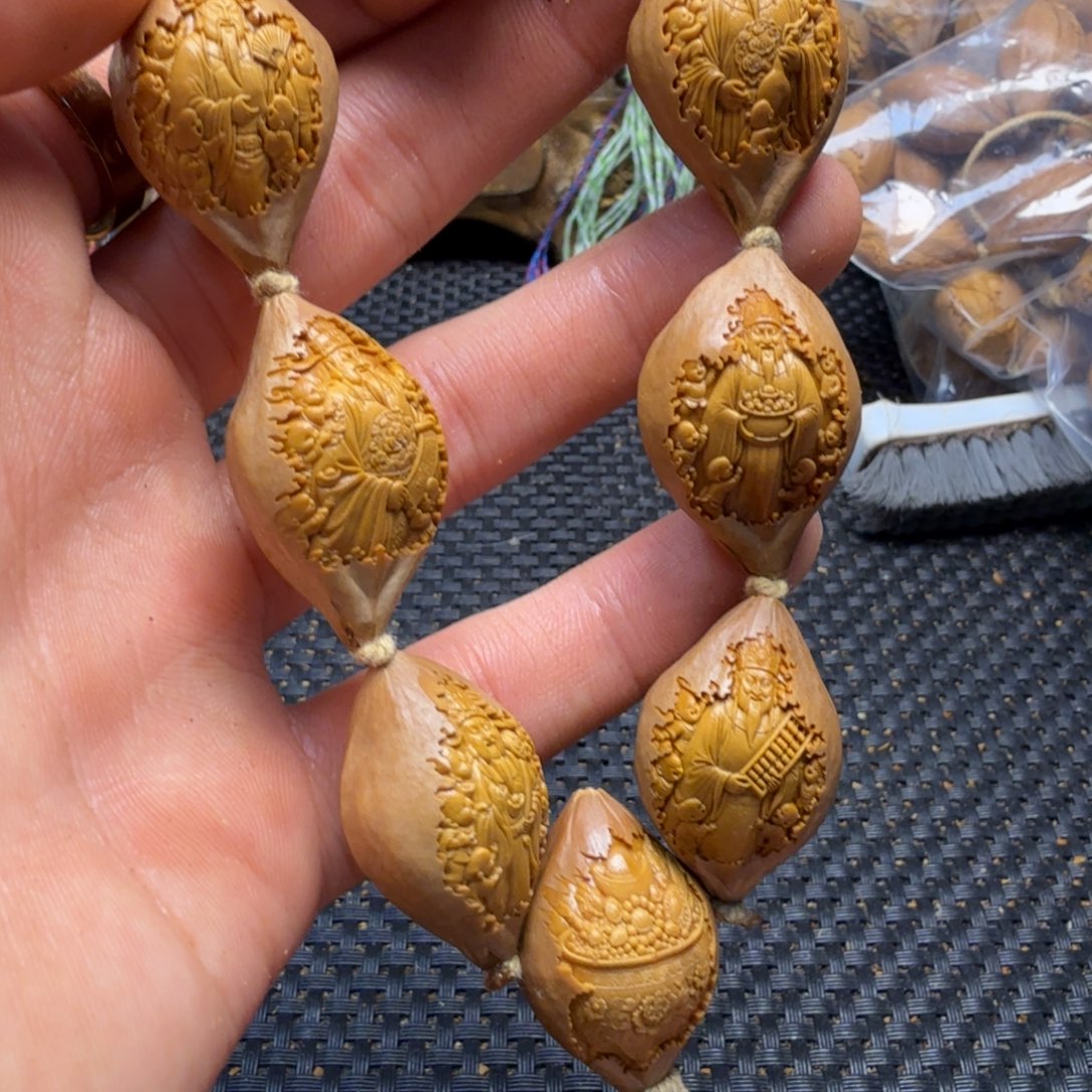 手串/手链橄榄核百子财神