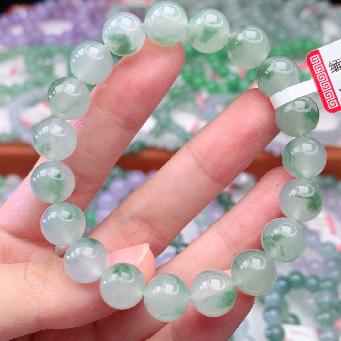 翡翠手链未镶嵌翡翠10mm