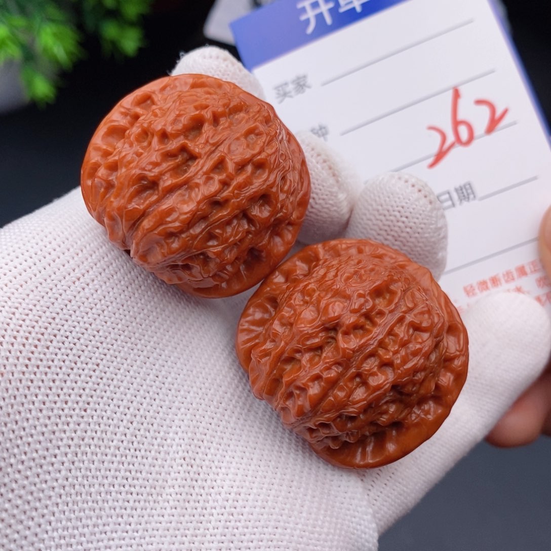 文玩核桃把件37血麒麟262