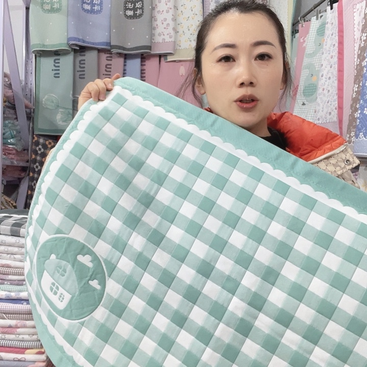 棉特价促销绿色小房子