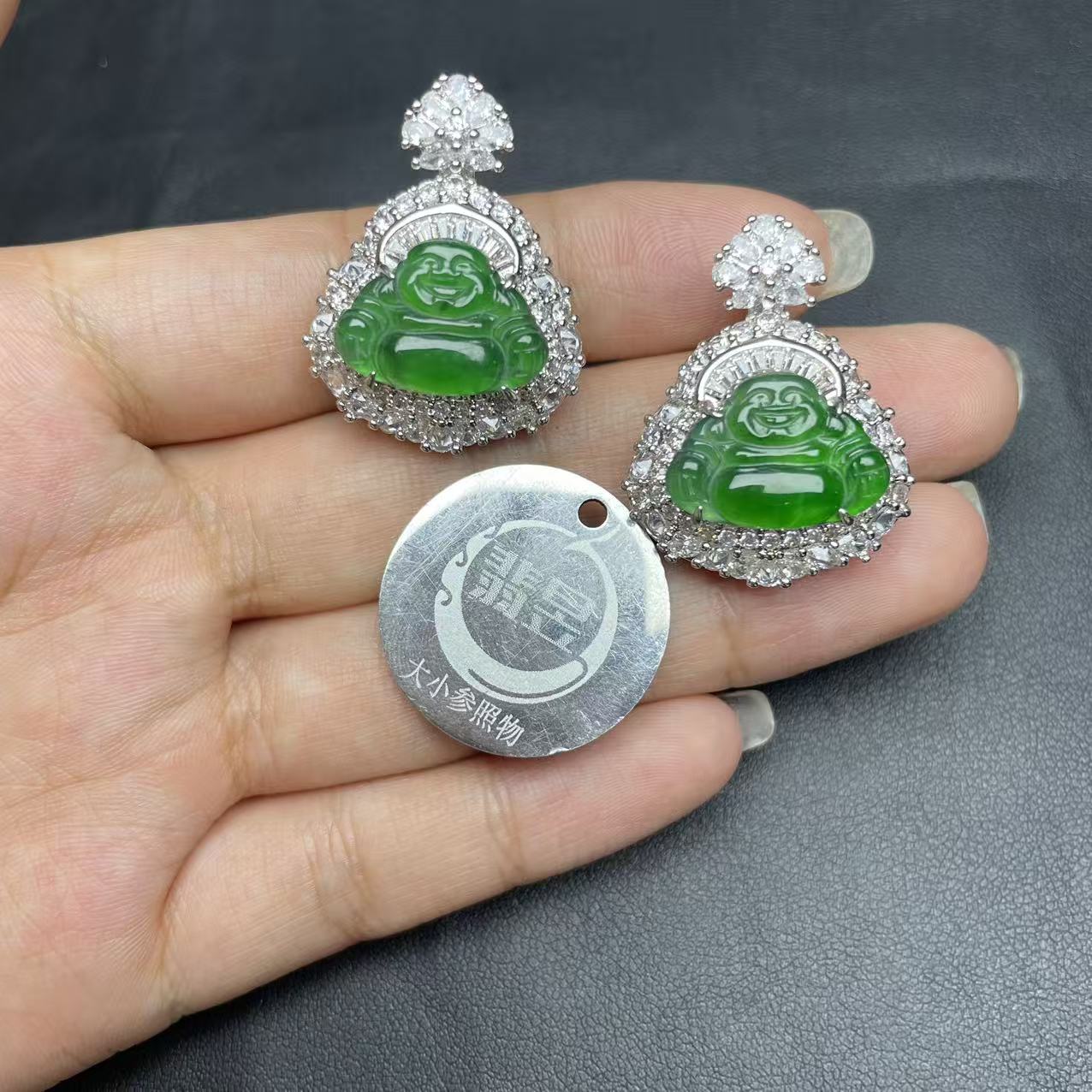 翡昱-N76-61241-天然A货翡翠吊坠-多样性发其一-C