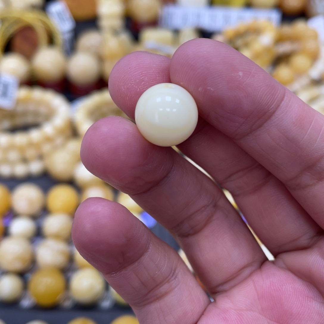 琥珀珠宝奇石未镶嵌12.7mm