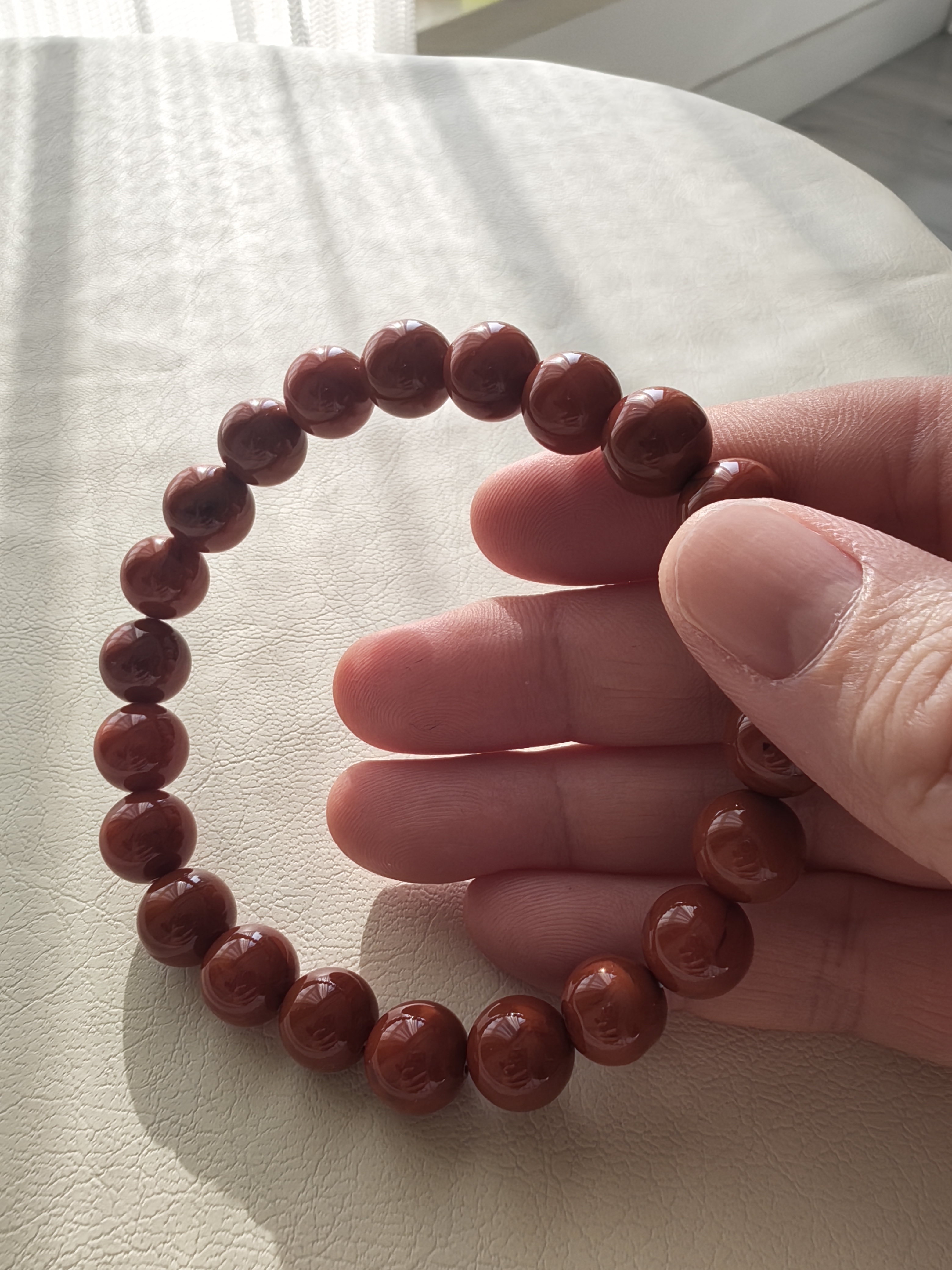 原矿南红玛瑙手串单圈