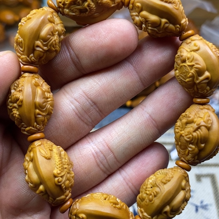 手串/手链橄榄核橄榄核雕工艺手串