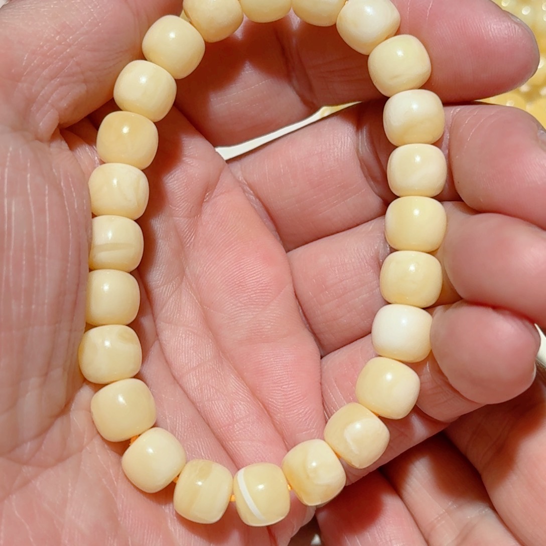 蜜蜡手串未镶嵌琥珀蜜蜡手串9.3mm