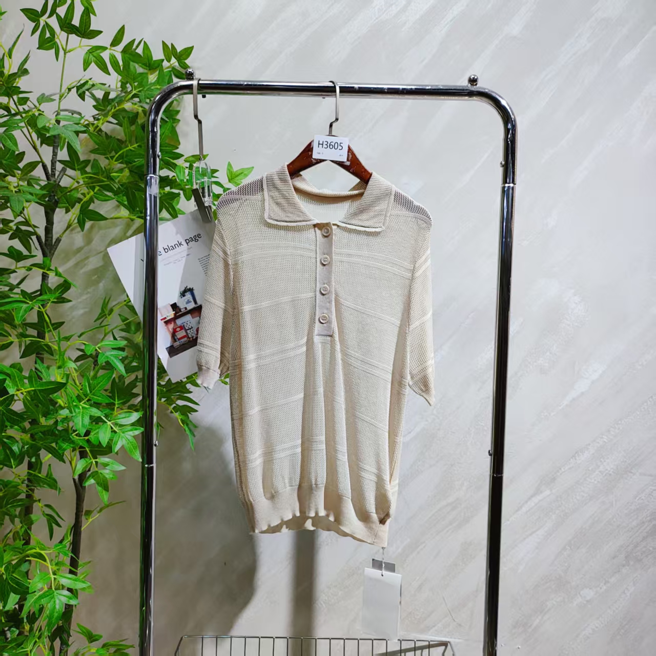 【H3605】 女士气质轻奢百搭针织上衣