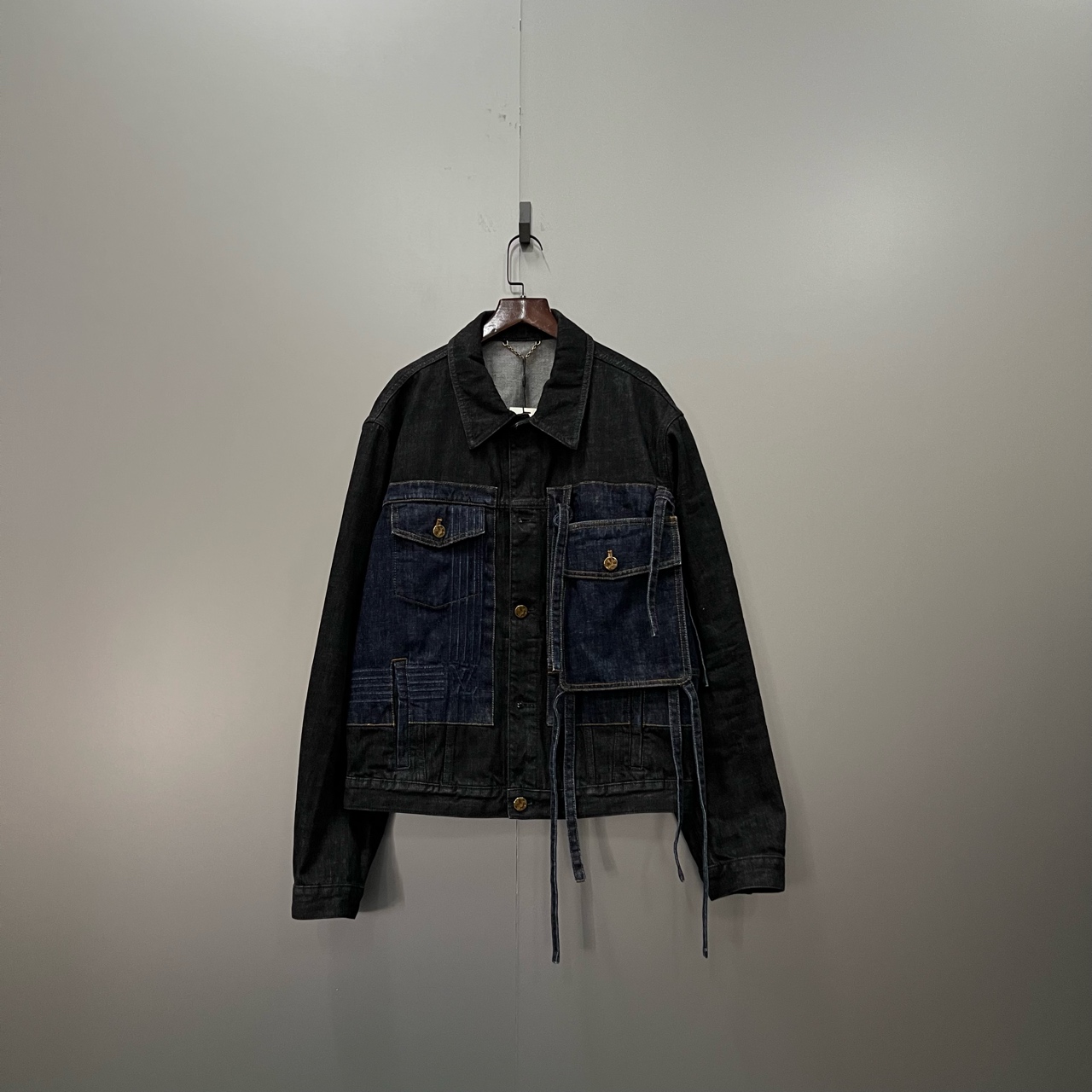 99新 LouisVuitton/路易威登 jp1216  牛仔拼接夹克 50码 500480