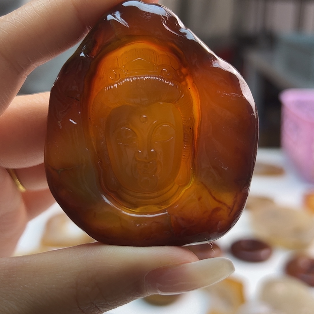 玛瑙/玉髓未镶嵌吊坠(不含链)