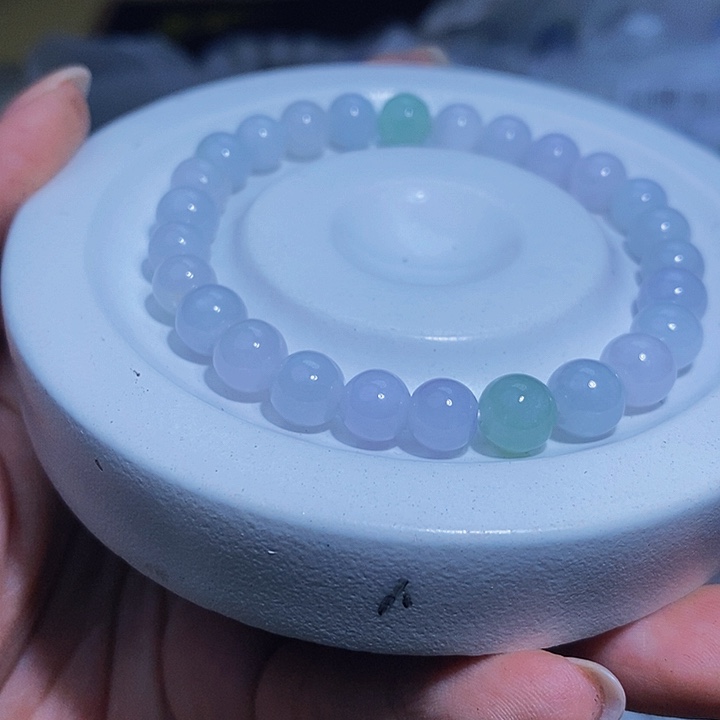 未镶嵌手串翡翠天然缅甸A货翡翠7.5