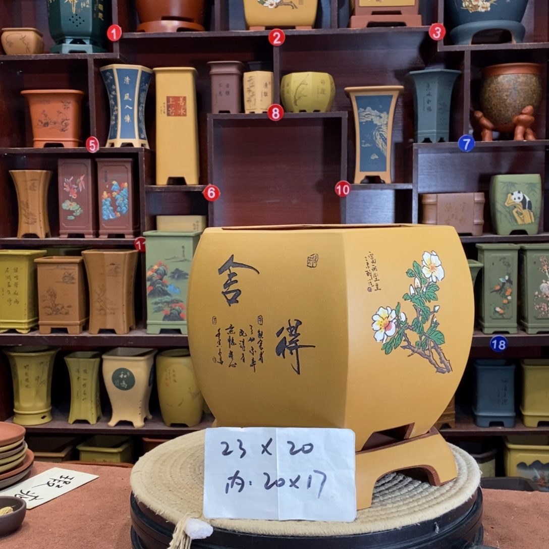 紫砂花盆紫砂艺术