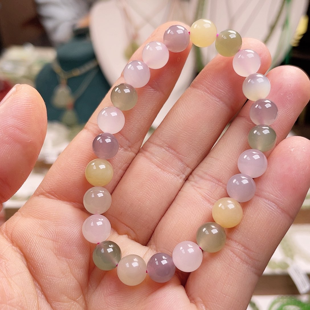 和田玉手串未镶嵌8