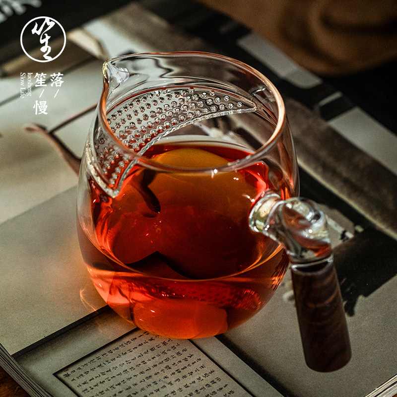 Q327 冷水壶大容量带盖家用煮茶泡茶壶高硼硅透明凉水壶耐