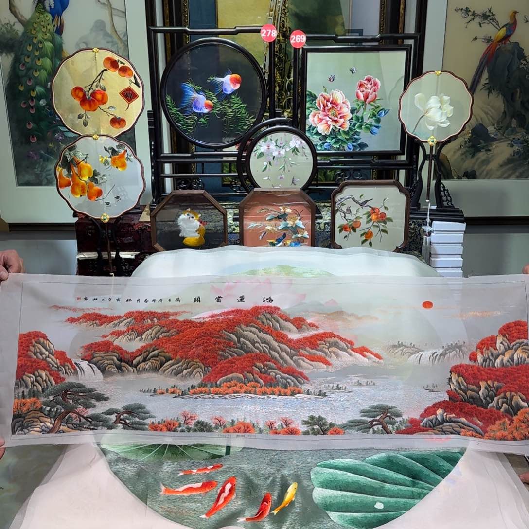 刺绣刺绣工艺精湛