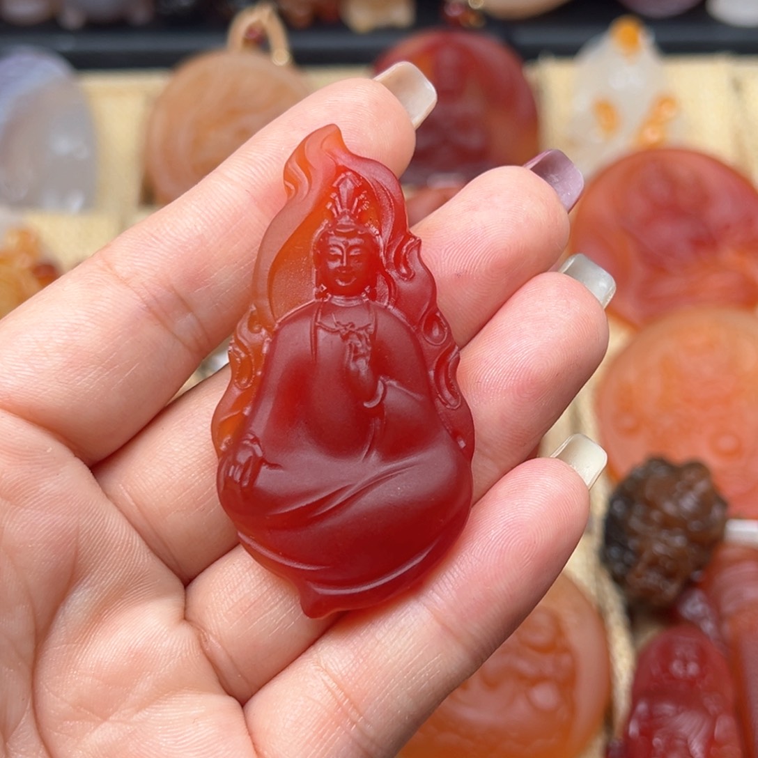 玛瑙/玉髓颈饰未镶嵌九*、