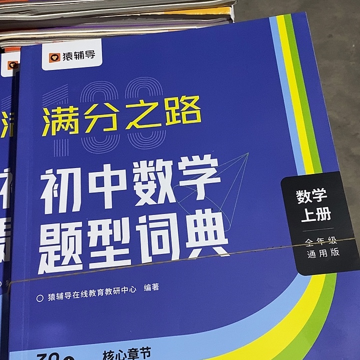 满分之路，初中数学题型，词典上下册，全年级通用