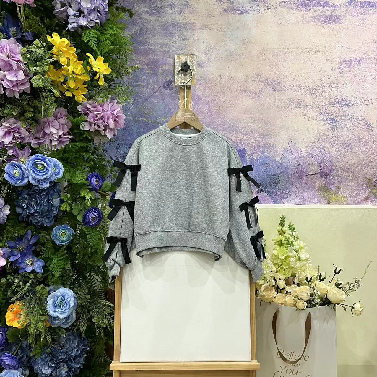 369NY灰色卫衣7733