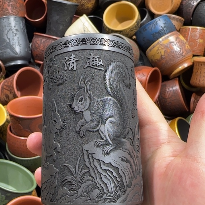 茶杯紫砂全手工紫砂