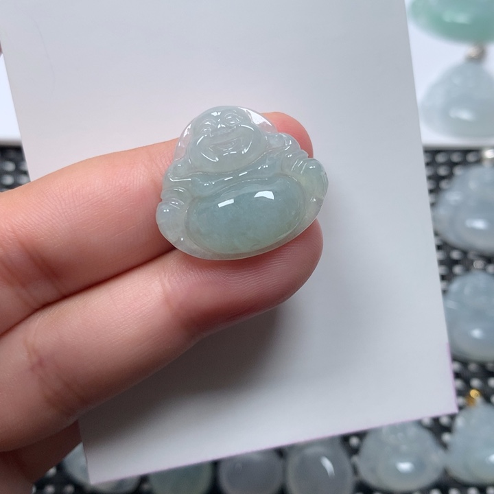 颈饰未镶嵌翡翠佛公